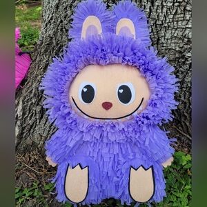 Labubu Purple/ Lilac HandmadeTraditional Mexican Piñata 🪅